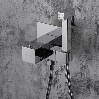 Гигиенический душ со смесителем Gappo G7207-40 с термостатом хром